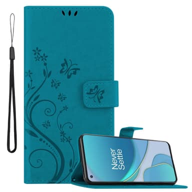 OnePlus 8T Plånboksfodral Skal (Blå)