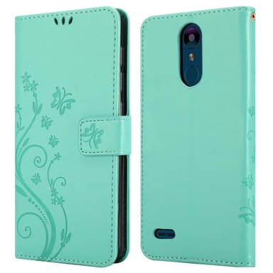 LG K8 2018 / K9 2018 Plånboksfodral Skal (Turkos)