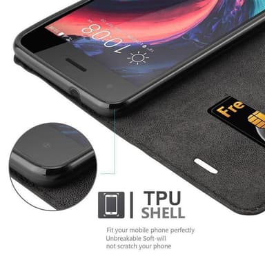 HTC Desire 10 PRO Skal Fodral Case (Svart)