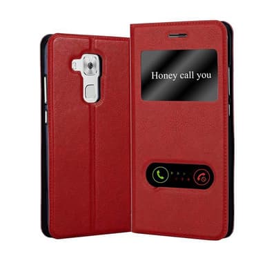 Huawei NOVA PLUS Plånboksfodral Skal (Röd)