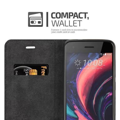 HTC Desire 10 PRO Skal Fodral Case (Svart)