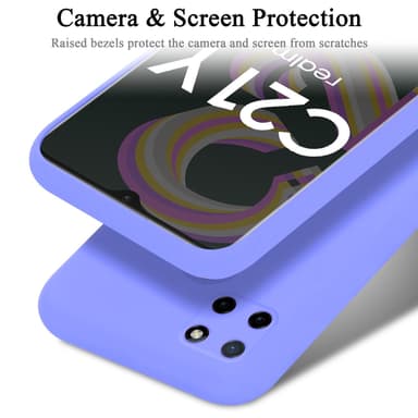 Realme C21Y / C25Y Skal Fodral Case (Lila)
