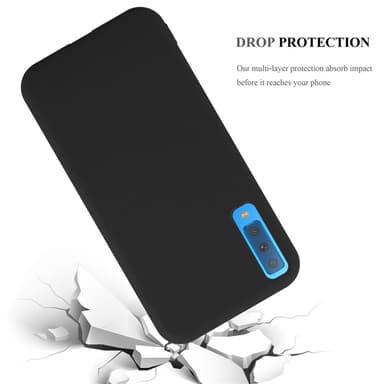 Skal Samsung Galaxy A7 2018 Fodral Case (Svart)