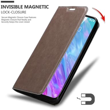 ZTE Blade 10 SMART Skal Fodral Case (Brun)