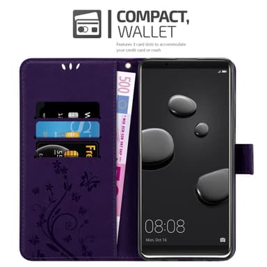 Huawei MATE 10 PRO Plånboksfodral Skal (Lila)