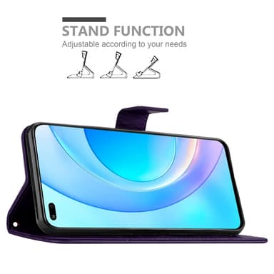 Honor 50 LITE Plånboksfodral Skal (Lila)