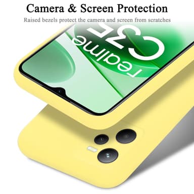 Realme C35 / Narzo 50A PRIME Skal Fodral Case (Gul)