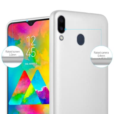 Skal Samsung Galaxy M20 Fodral Case (Silver)