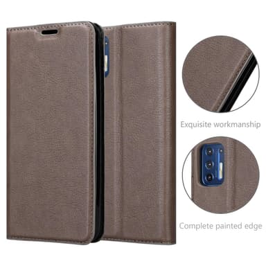 Motorola MOTO G9 PLUS Skal Fodral Case (Brun)