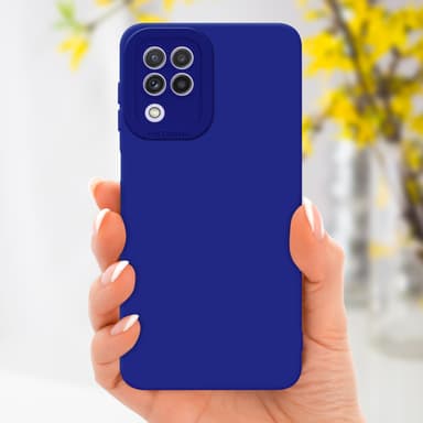 Samsung Galaxy A22 4G Skal Fodral Case (Blå)