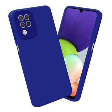 Samsung Galaxy A22 4G Skal Fodral Case (Blå)