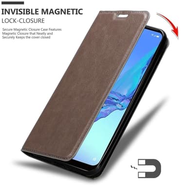 Oppo A53 Skal Fodral Case (Brun)
