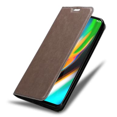 Motorola MOTO G9 PLUS Skal Fodral Case (Brun)