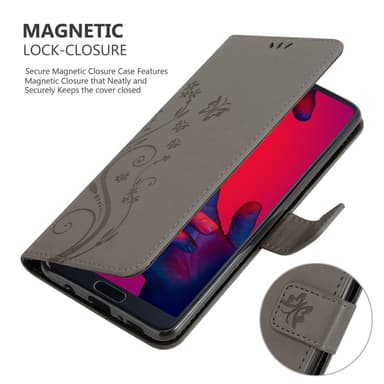 Huawei P20 PRO / P20 PLUS Plånboksfodral Skal (Grå)
