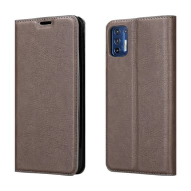 Motorola MOTO G9 PLUS Skal Fodral Case (Brun)