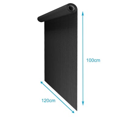 Flugnät Insektsnät Fönsterdörr Fiberglas 120 cm (svart)
