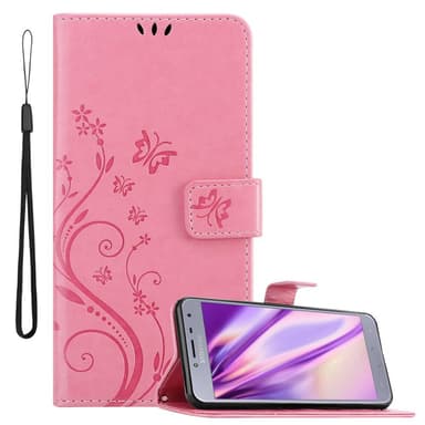 Samsung Galaxy J4 2018 Plånboksfodral Skal (Rosa)