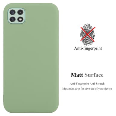 Skal Samsung Galaxy A22 5G Fodral Case (Grön)