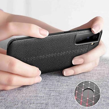Samsung Galaxy S21 PLUS Skal Fodral Case (Svart)