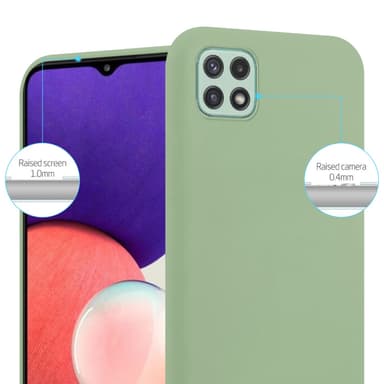 Skal Samsung Galaxy A22 5G Fodral Case (Grön)