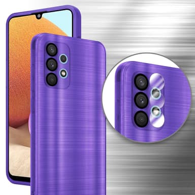 Samsung Galaxy A32 5G Skal Fodral Case (Lila)