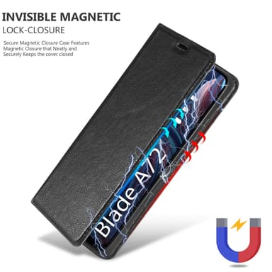 ZTE Blade A72 5G Skal Fodral Case (Svart)