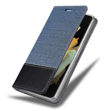 Samsung Galaxy S22 ULTRA Plånboksfodral Skal (Blå)