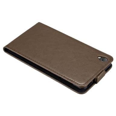 Sony Xperia Z3 Flipfodral Skal (Brun)