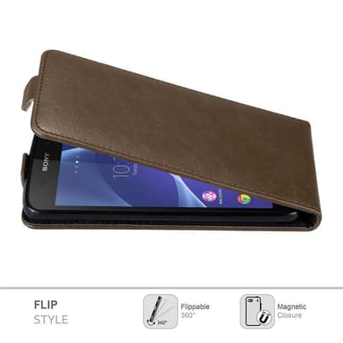 Sony Xperia Z3 Flipfodral Skal (Brun)