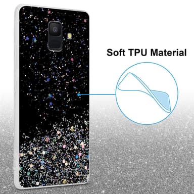 Samsung Galaxy A6 2018 Skal Fodral Case (Svart)