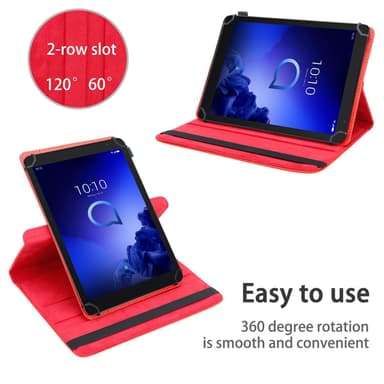 7 tum Tablets Skal Fodral Case (Röd)