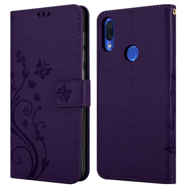 Xiaomi RedMi NOTE 7 Plånboksfodral Skal (Lila)