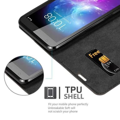 ZTE Blade A3 2019 Skal Fodral Case (Brun)