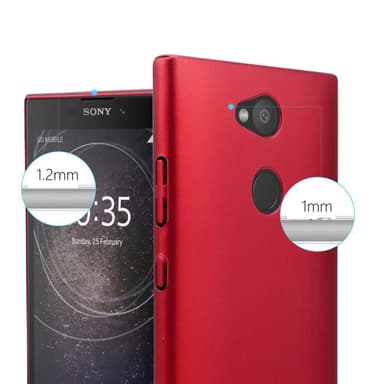 Sony Xperia L2 Skal Fodral Case (Röd)