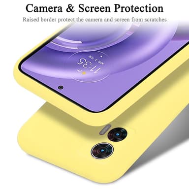 Motorola EDGE 30 NEO Skal Fodral Case (Gul)