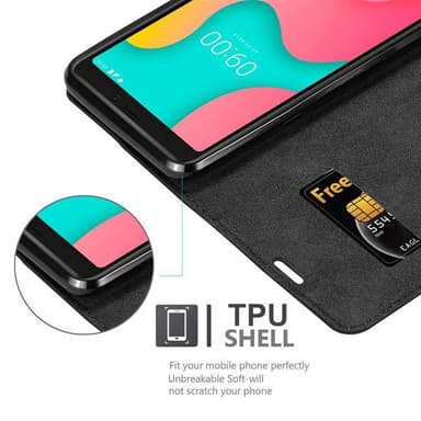 WIKO Y60 Skal Fodral Case (Svart)