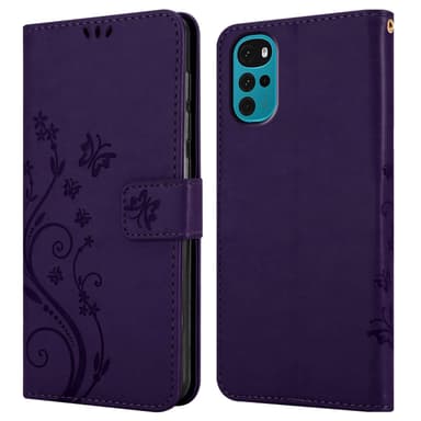 Motorola MOTO G22 Plånboksfodral Skal (Lila)