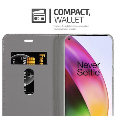 OnePlus 8 Plånboksfodral Skal (Blå)