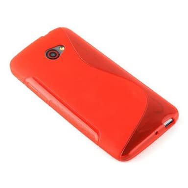 HTC BUTTERFLY S Skal Fodral Case (Röd)