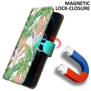 iPhone 13 PRO Plånboksfodral Skal (Grön)