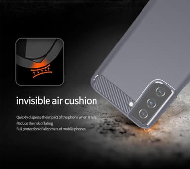 Samsung Galaxy S21 PLUS Skal Fodral Case (Grå)