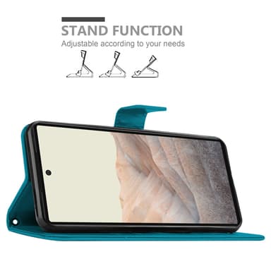 Google PIXEL 6 Plånboksfodral Skal (Blå)