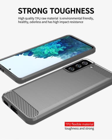 Samsung Galaxy S21 PLUS Skal Fodral Case (Grå)