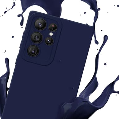 Samsung Galaxy S22 ULTRA Skal Fodral Case (Blå)