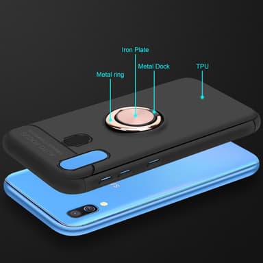 Samsung Galaxy A40 Skal Fodral Case (Svart)