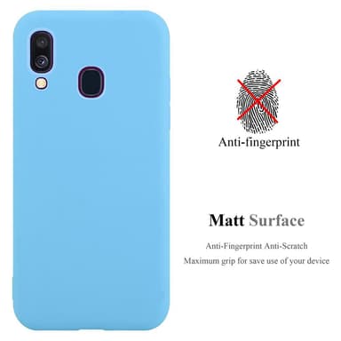 Skal Samsung Galaxy A40 Fodral Case (Blå)