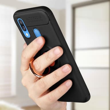 Samsung Galaxy A40 Skal Fodral Case (Svart)