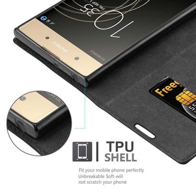 Sony Xperia XA1 PLUS Skal Fodral Case (Svart)