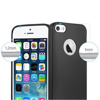 Skal iPhone 5 / 5S / SE 2016 Fodral Case (Svart)