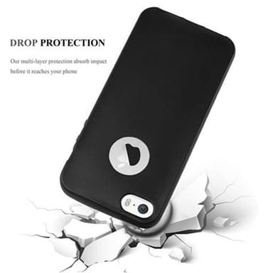 Skal iPhone 5 / 5S / SE 2016 Fodral Case (Svart)